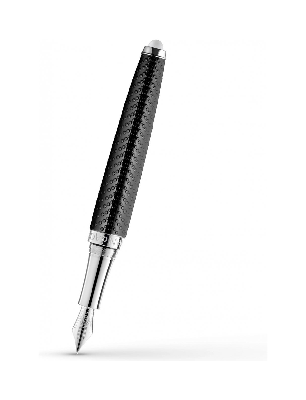 Перьевая ручка Caran D’Ache чёрная, керамика – 2