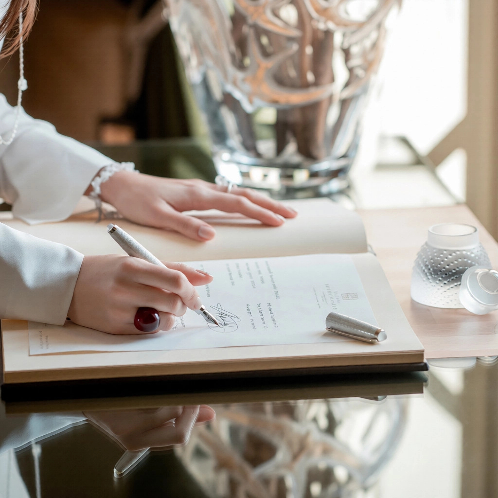 Перьевая ручка Caran D’Ache белая, керамика – 2