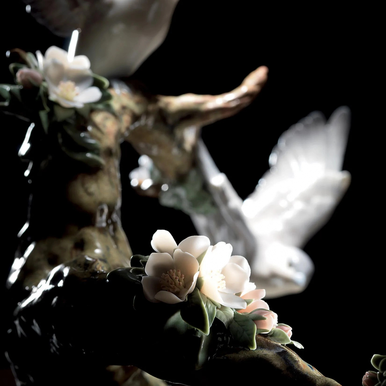 Статуэтка Лесные трели 47х28 см фарфор Lladro 01008315