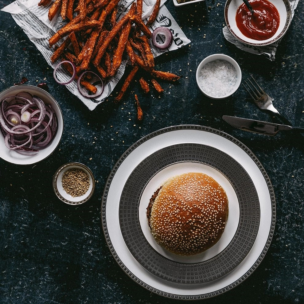 Тарелка обеденная Athena Platine 26 см фарфор – 2