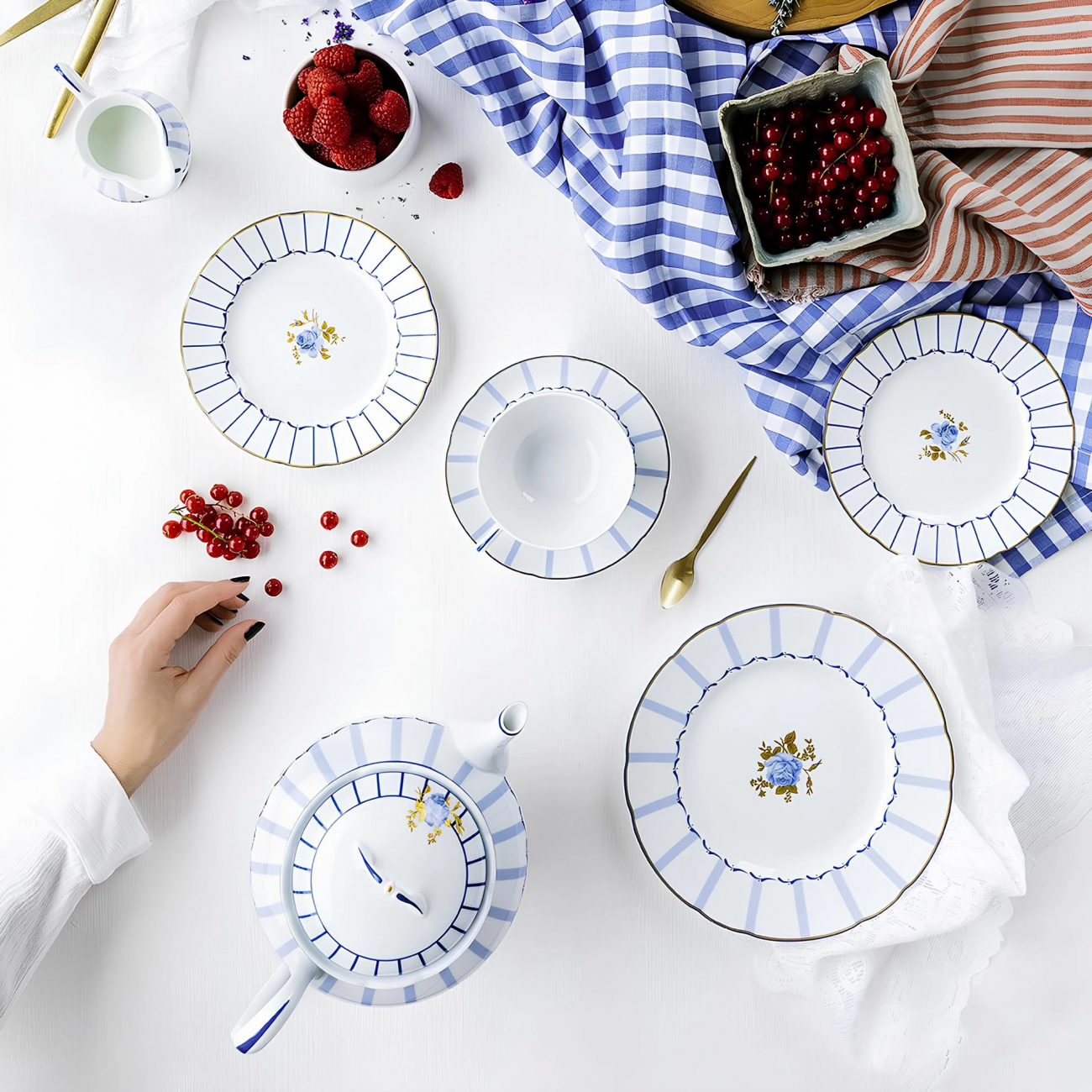 Тарелка для хлеба Brocante 16 см фарфор – 2