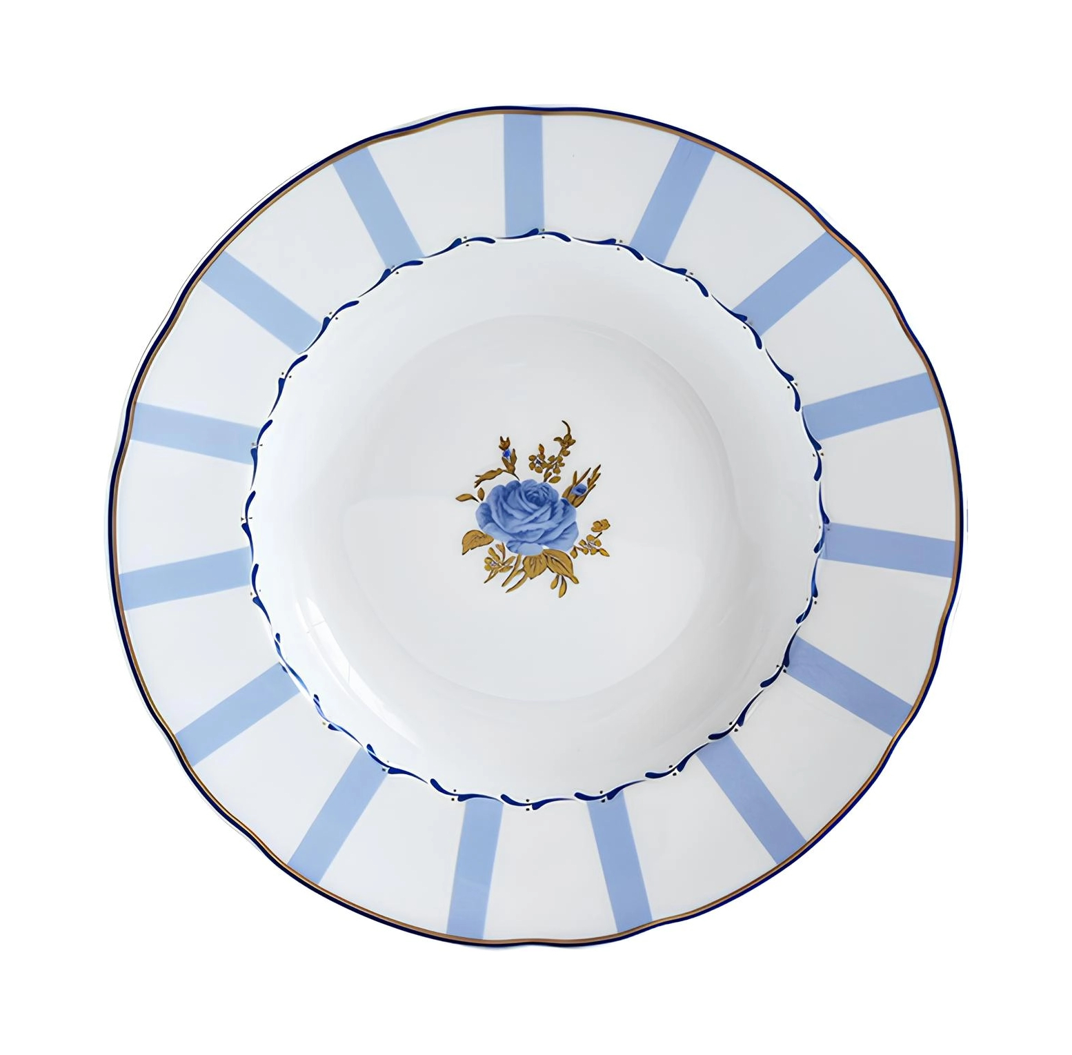 Тарелка суповая Brocante 22.5 см фарфор