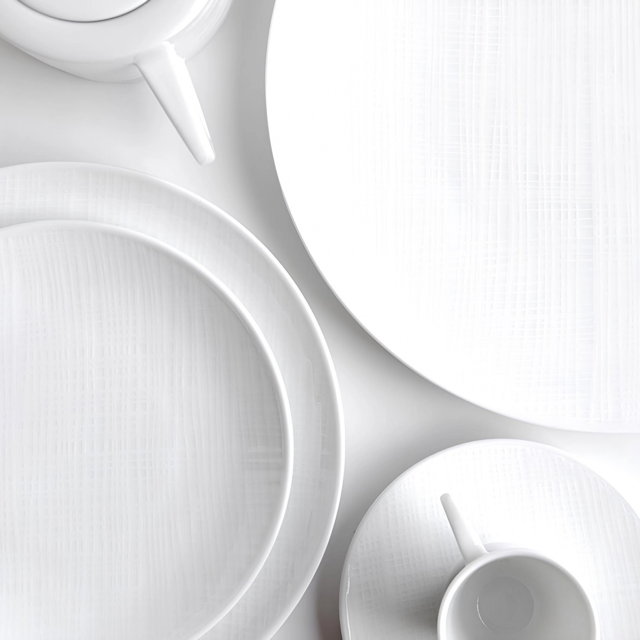 Тарелка суповая Organza 19 см белая, фарфор – 2