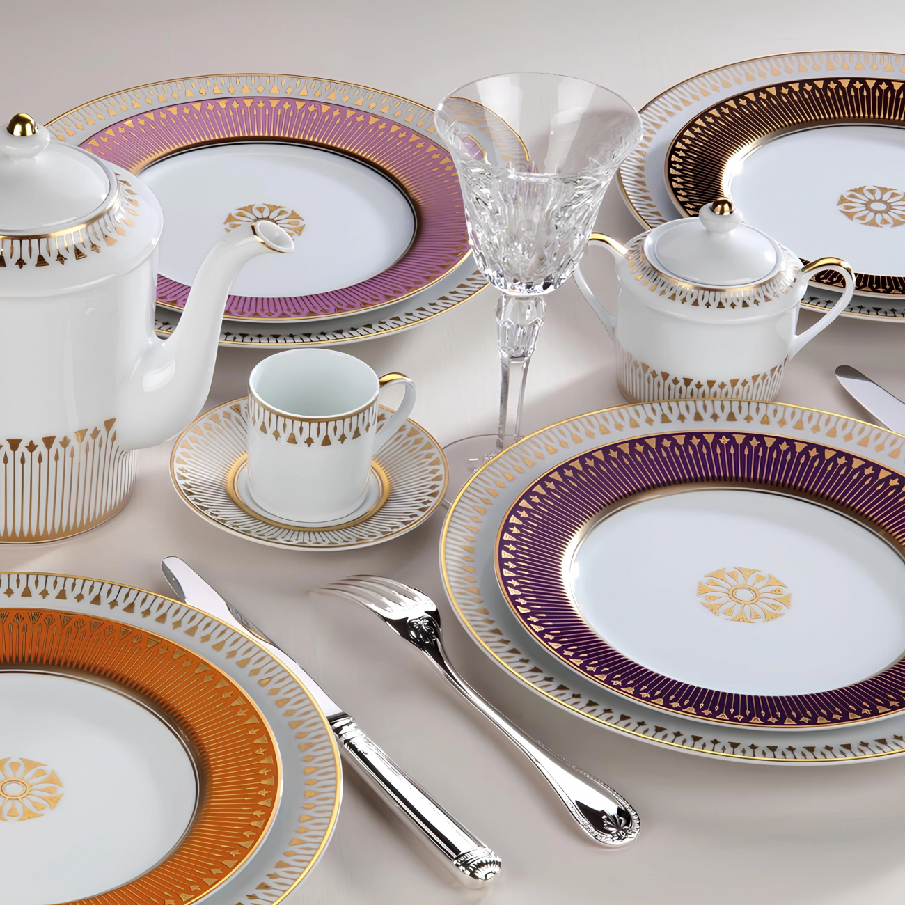 Тарелка для хлеба Soleil Levant 16 см фарфор – 2