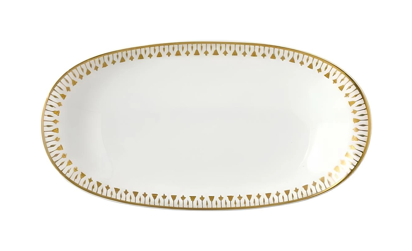 Блюдо прямоугольное Soleil Levant 23х12 см фарфор