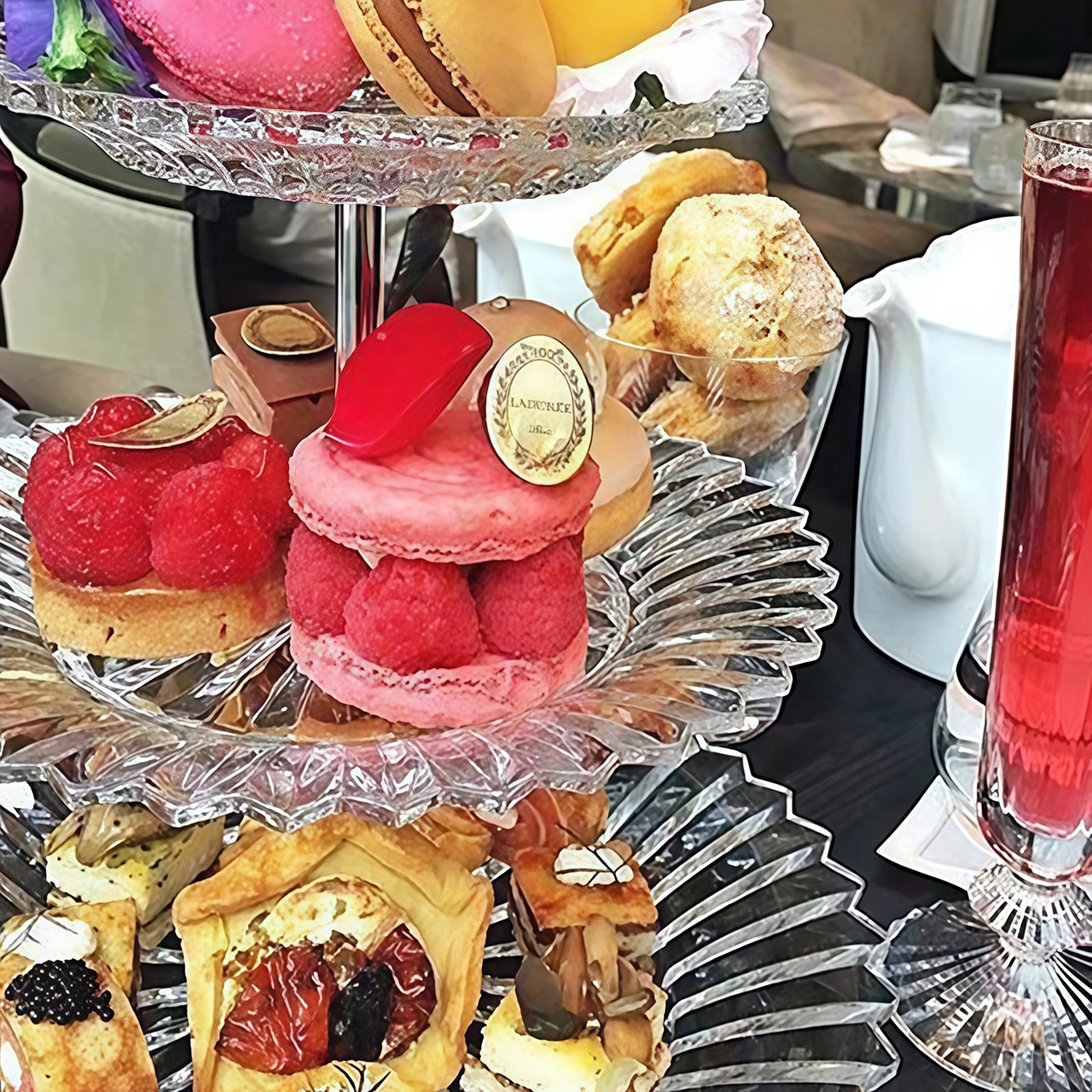 Этажерка 2-х ярусная MILLE NUITS 24 см хрусталь – 2