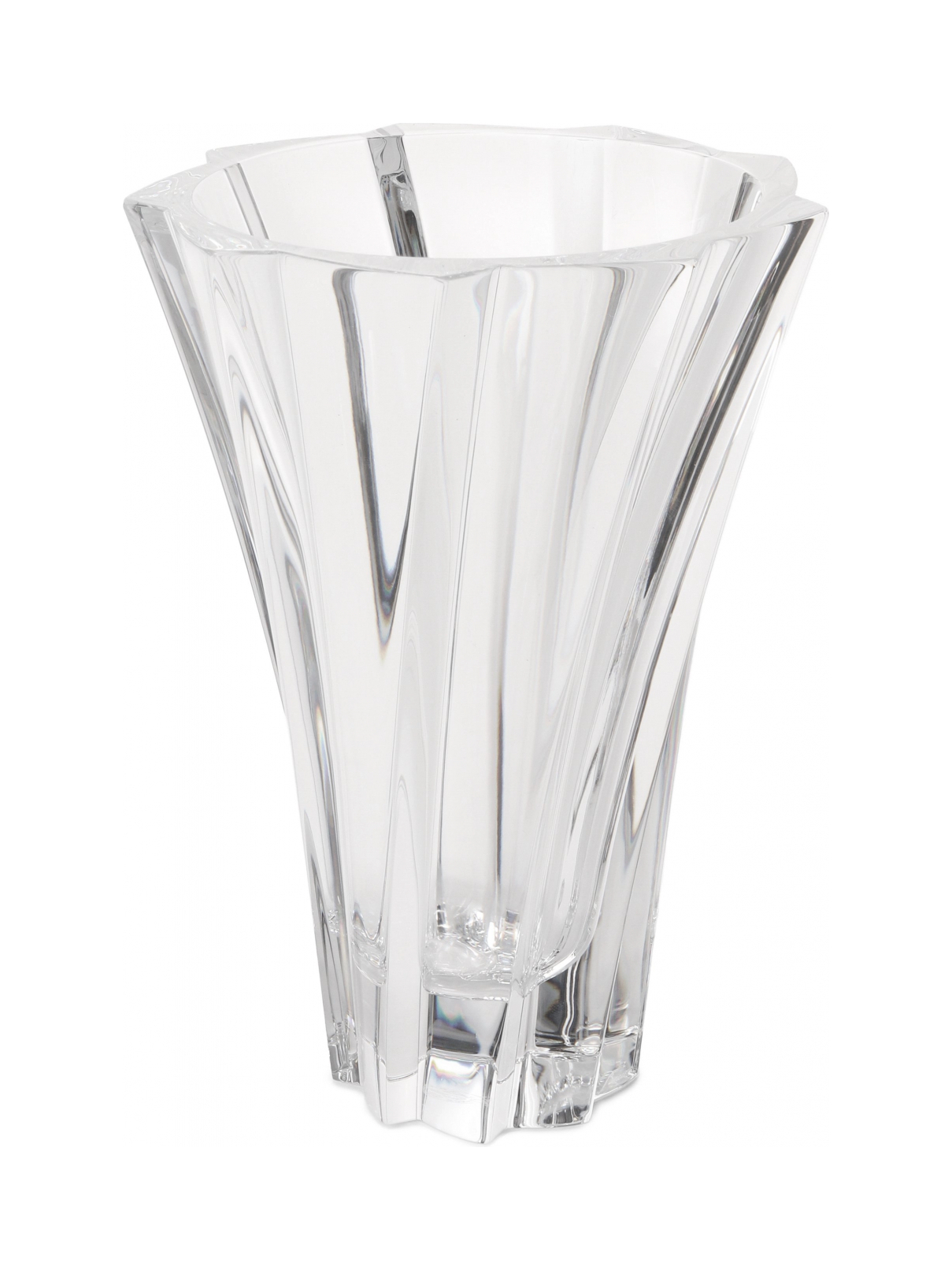 Ваза для цветов OBJECTIF 21 см хрусталь