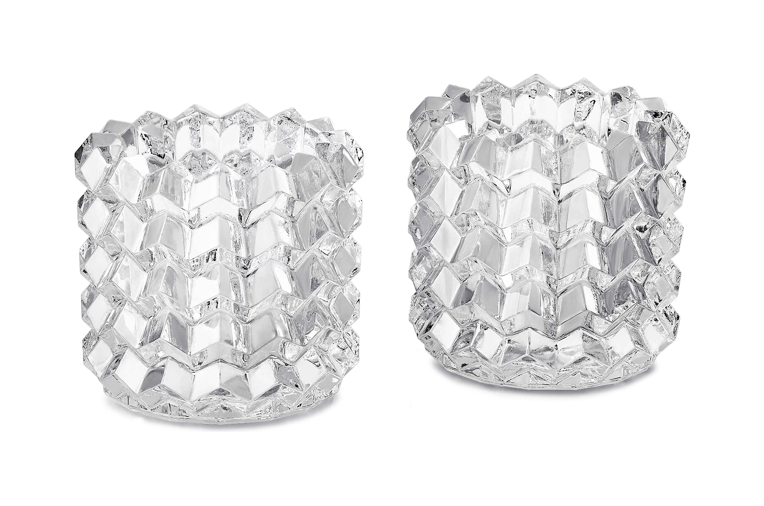 Набор из 2-х подсвечников EYE 7.6 см хрусталь прозрачный