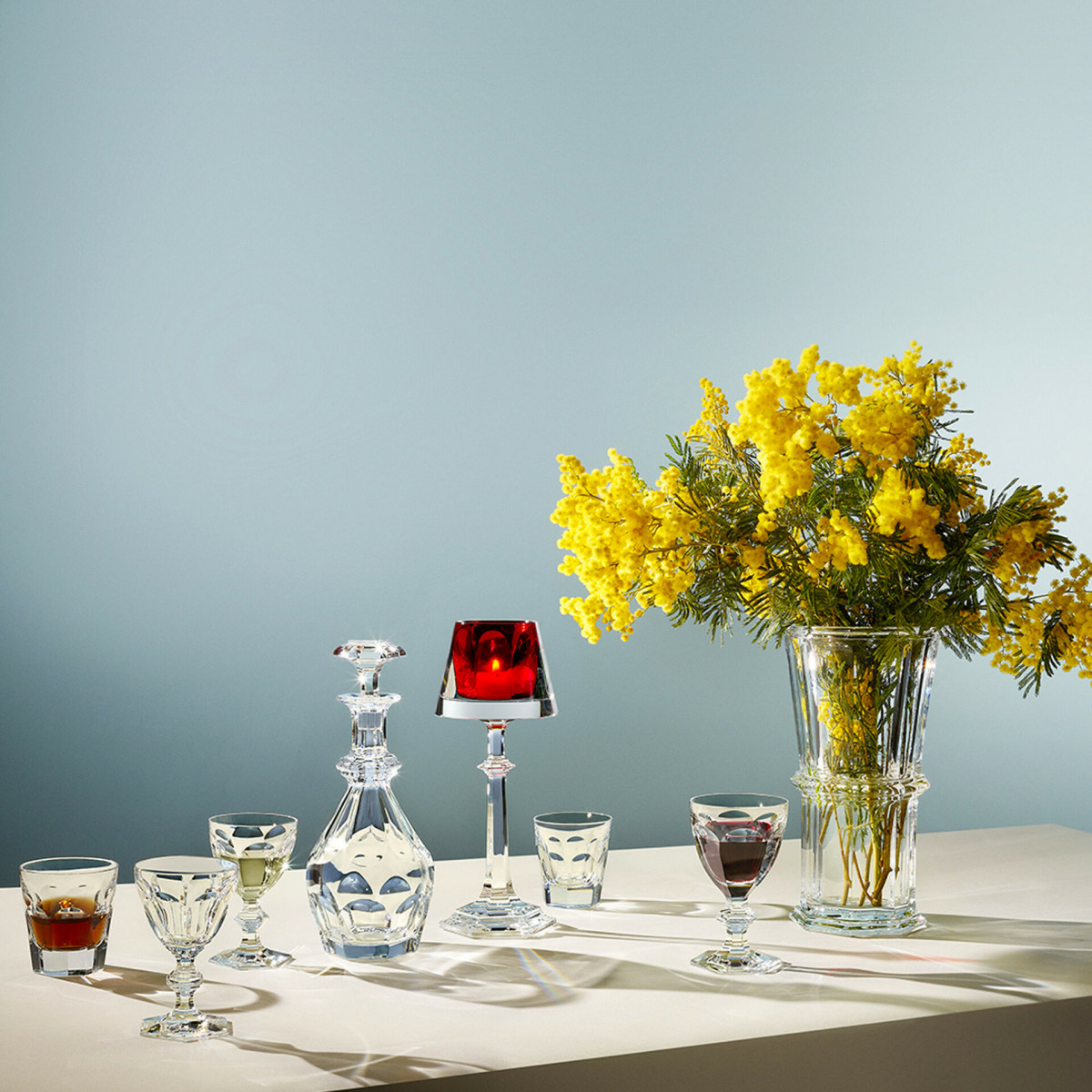 Подсвечник HARCOURT MY FIRE 32 см хрусталь красный Baccarat 2813720