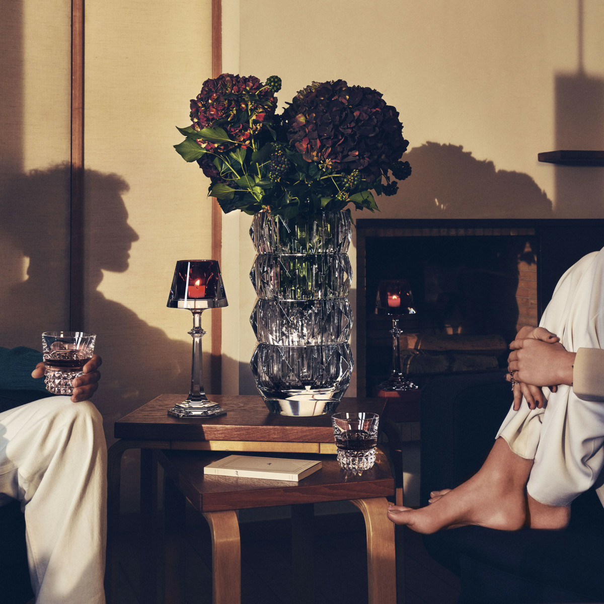 Подсвечник HARCOURT MY FIRE 32 см хрусталь красный Baccarat 2813720