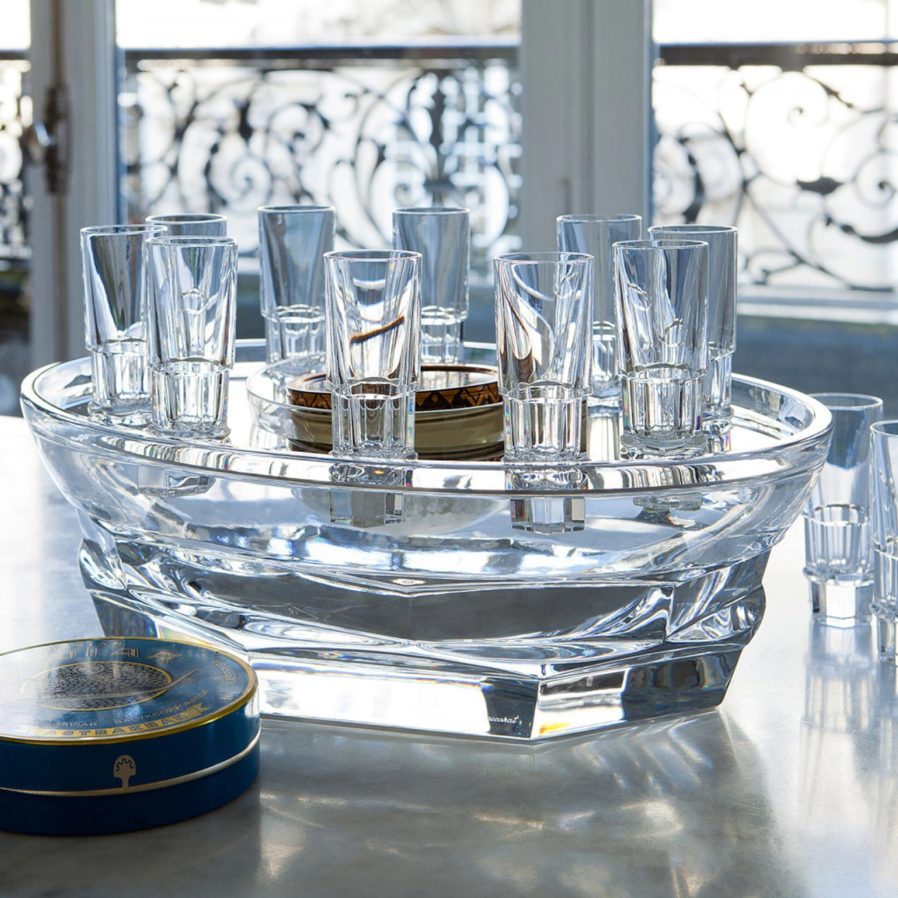 Набор для водки HARCOURT ABYSSE 10 стопок и штоф хрусталь – 2