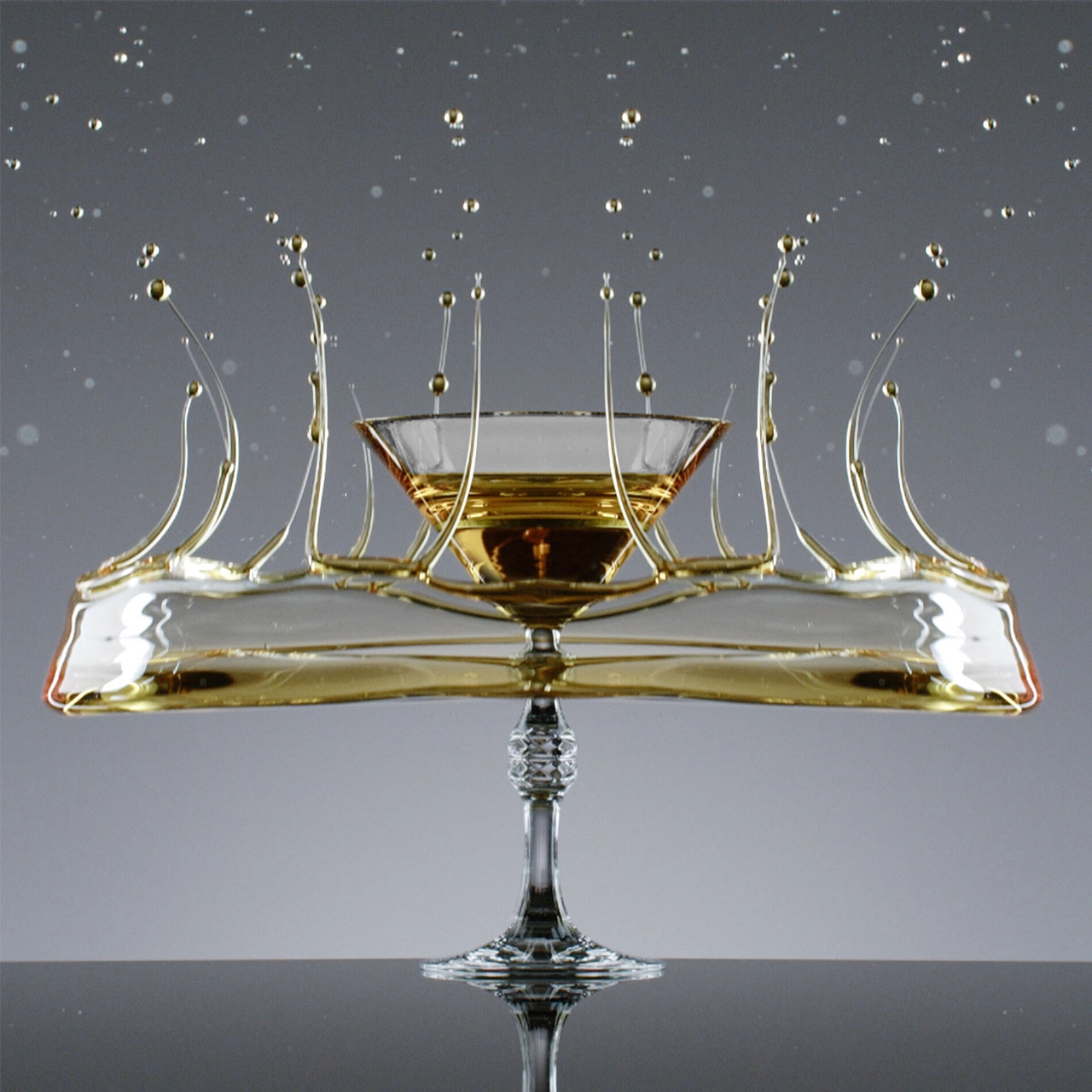 Набор из 2-х бокалов для мартини JCB PASSION 250 мл хрусталь прозрачный Baccarat 2813132