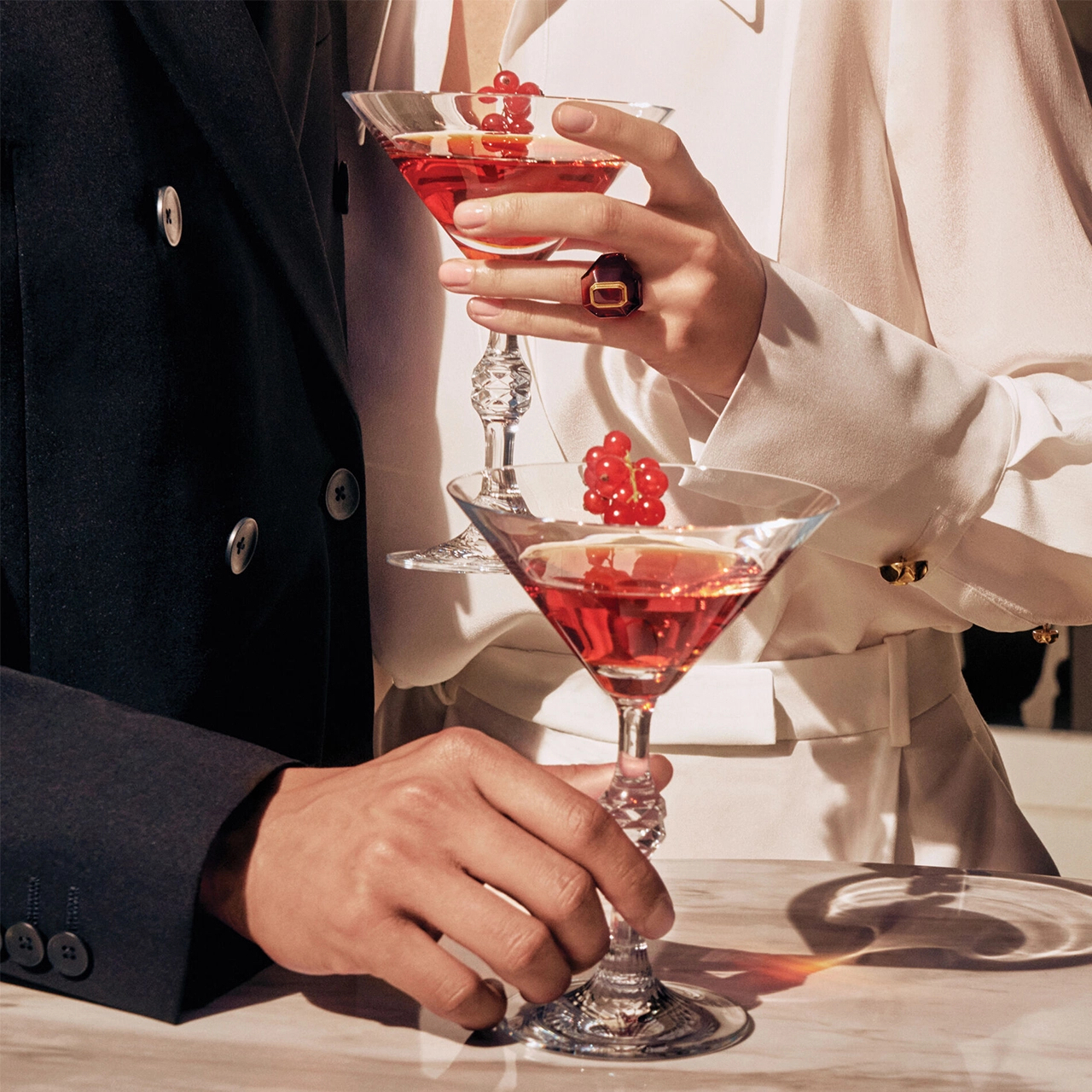 Набор из 2-х бокалов для мартини JCB PASSION 250 мл хрусталь прозрачный Baccarat 2813132