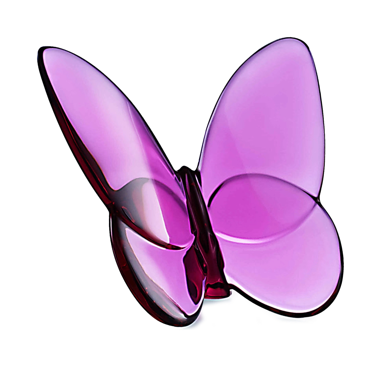 Статуэтка LUCKY BUTTERFLY Бабочка 8 см фиолетовая хрусталь