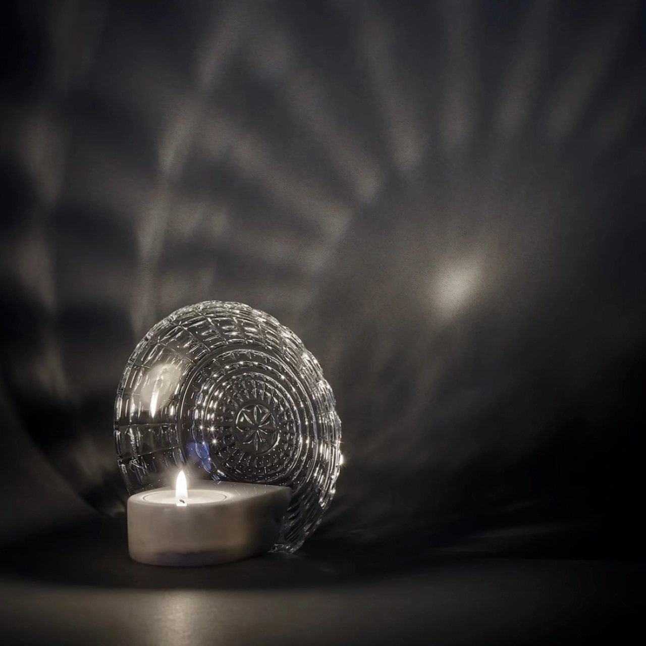 Подсвечник NEW ANTIQUE AURA 13 см хрусталь, мрамор – 2