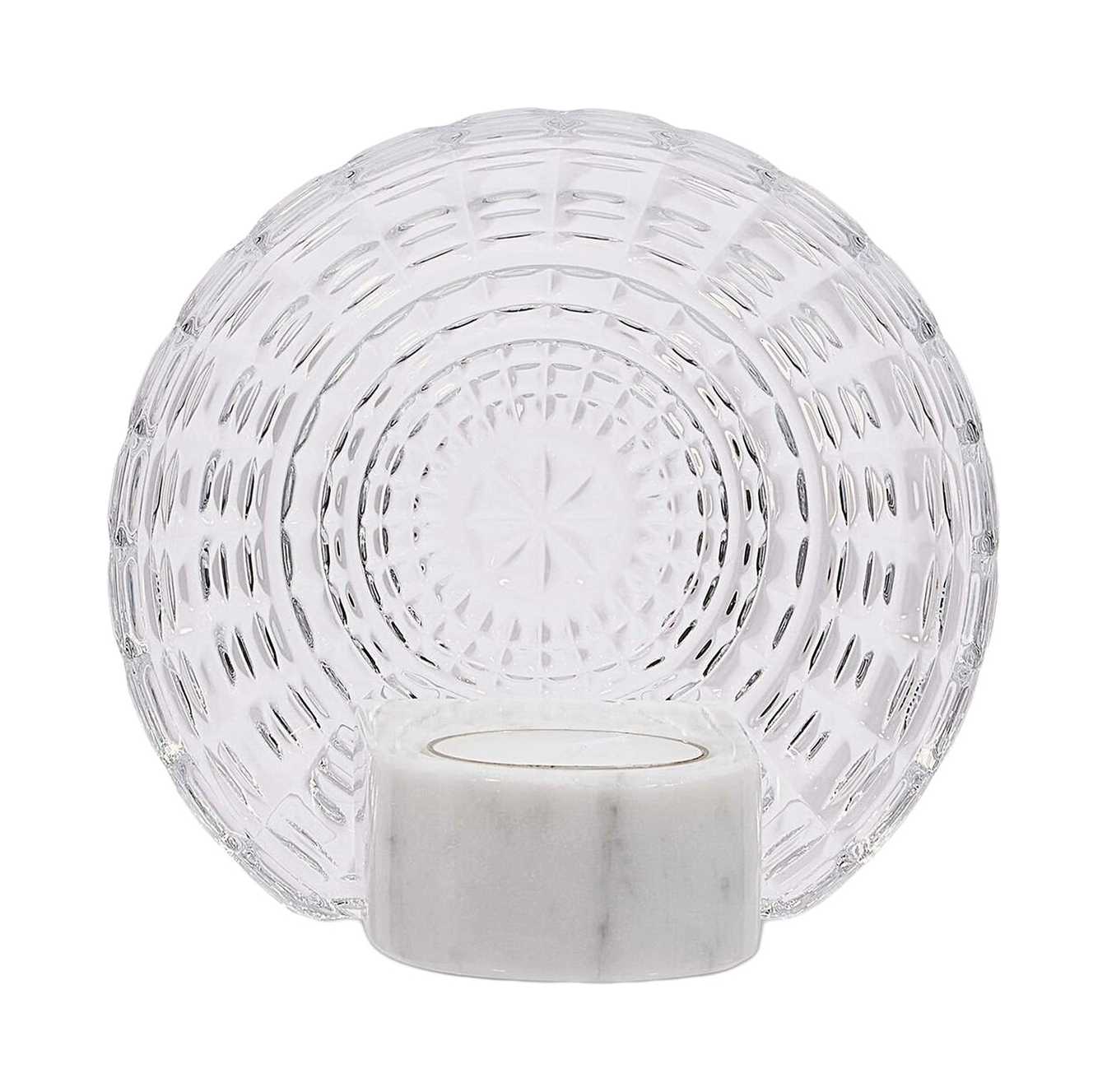 Подсвечник NEW ANTIQUE AURA 13 см хрусталь, мрамор Baccarat 2815755