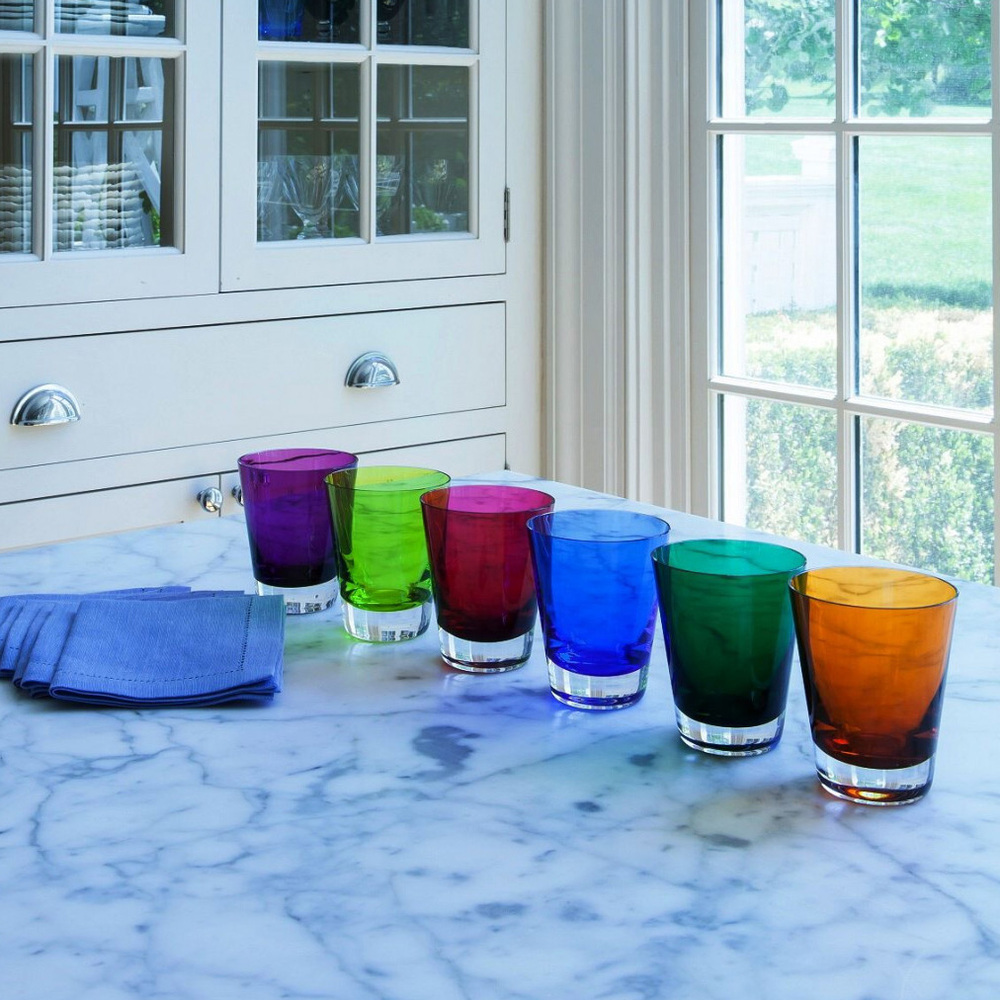 Набор из 6-ти бокалов для виски MOSAIQUE 220 мл хрусталь разноцветный Baccarat 2810602