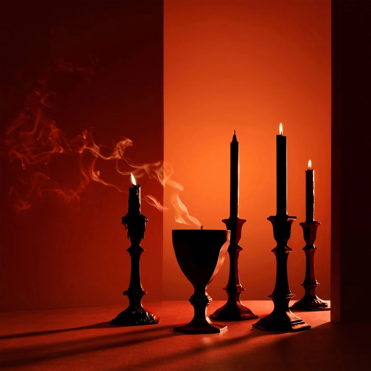 Свеча HARCOURT черная Baccarat 2816963