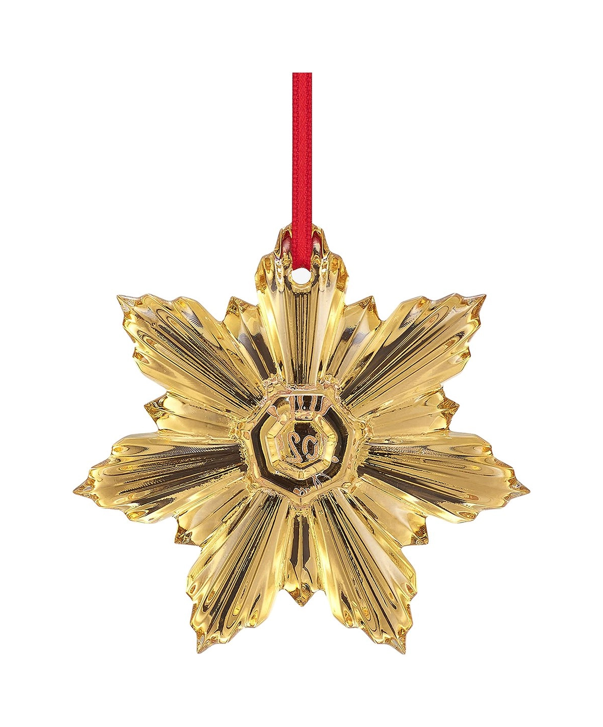 Елочное украшение PALMETTE хрусталь золотое