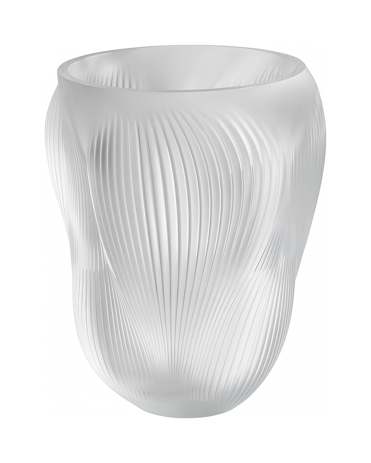 Ваза Alize 33 см прозрачная, хрусталь