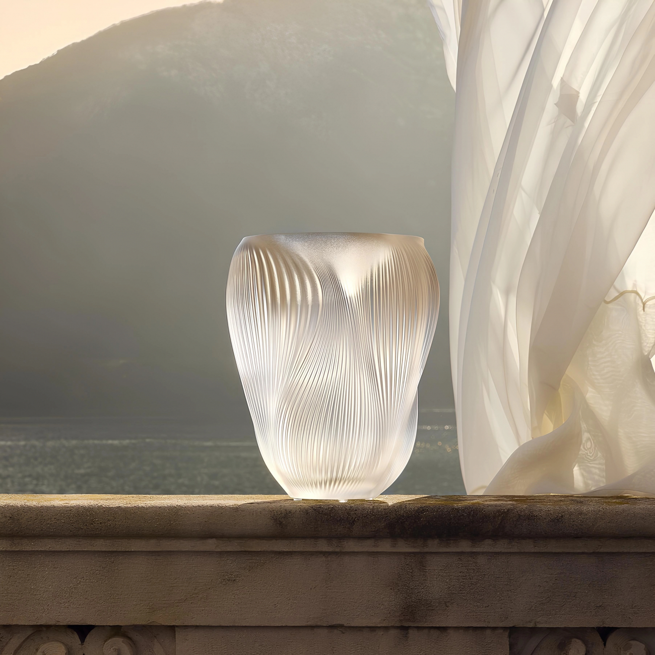 Ваза Alize 33 см прозрачная, хрусталь – 2