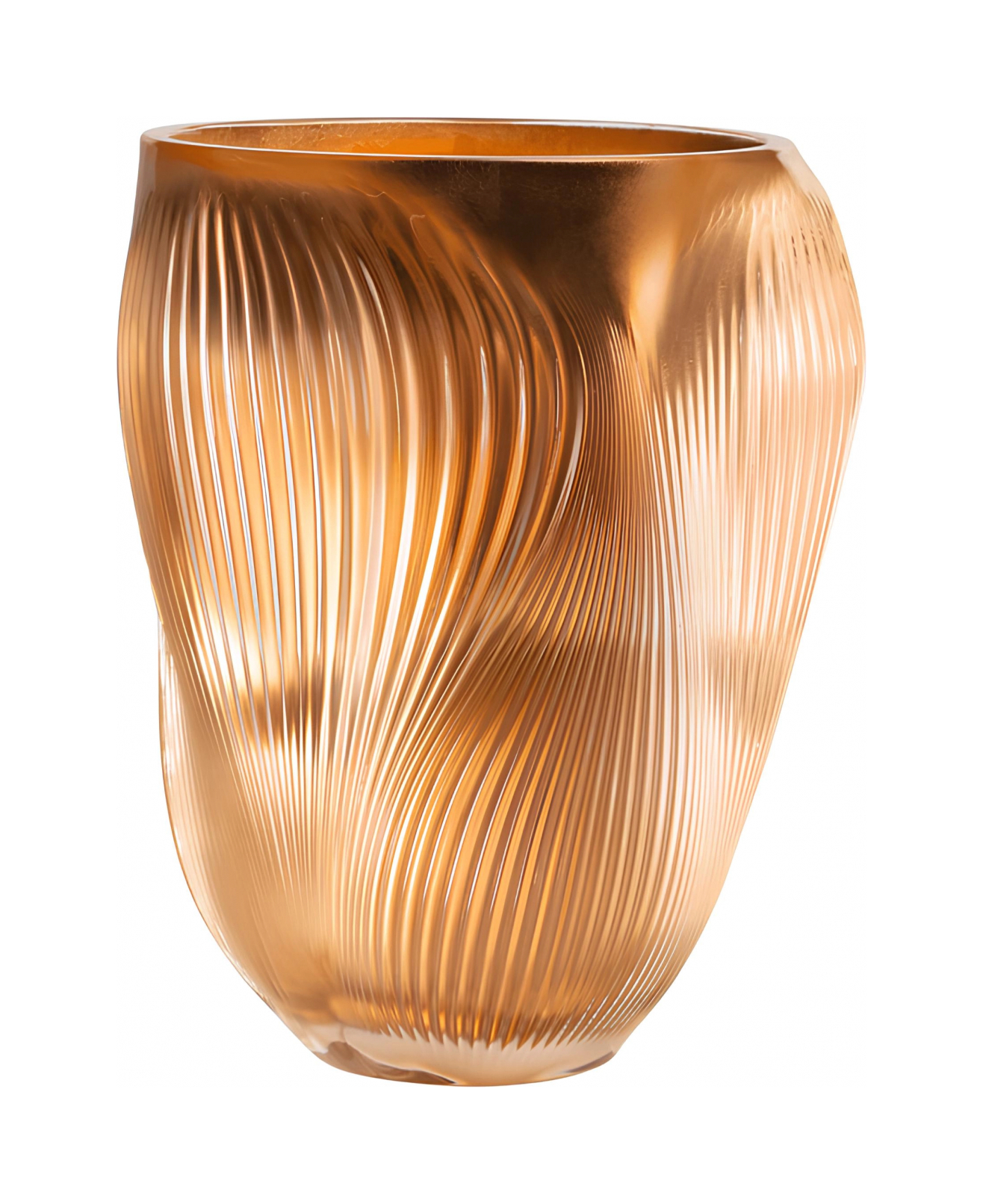 Ваза Alize 33 см золото, хрусталь Lalique 10856600