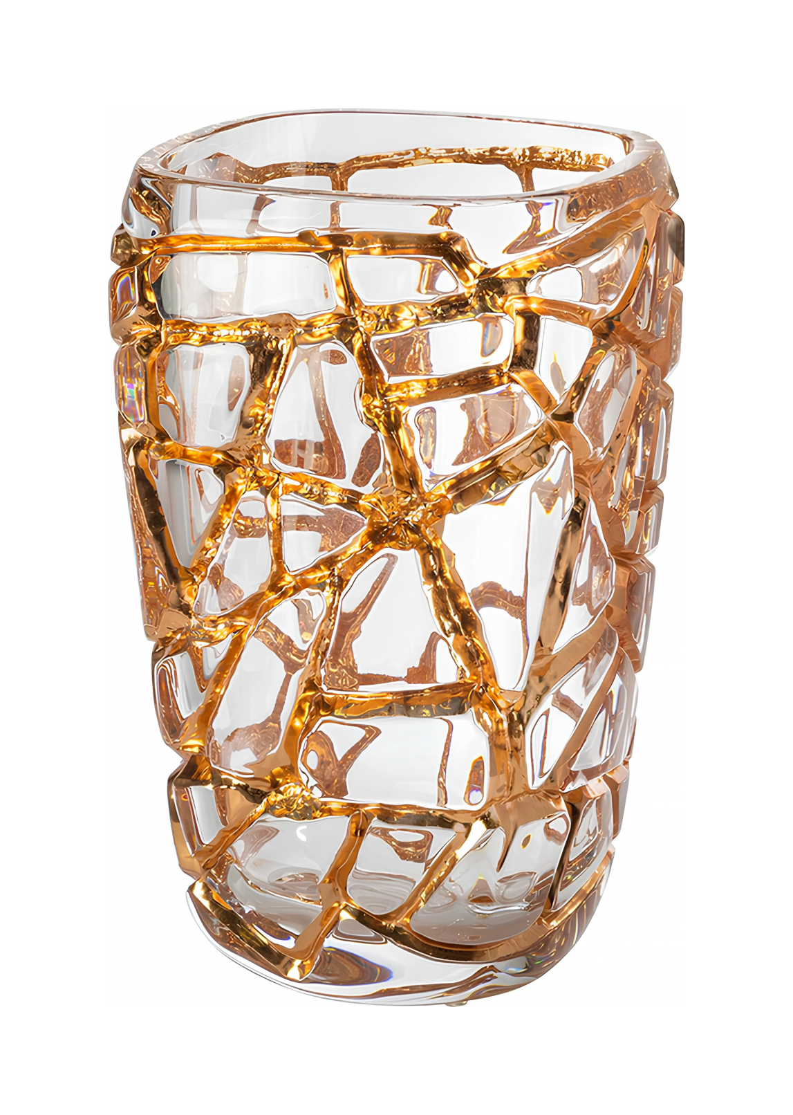 Ваза Magnitude 38 см позолота, хрусталь Lalique 10862800