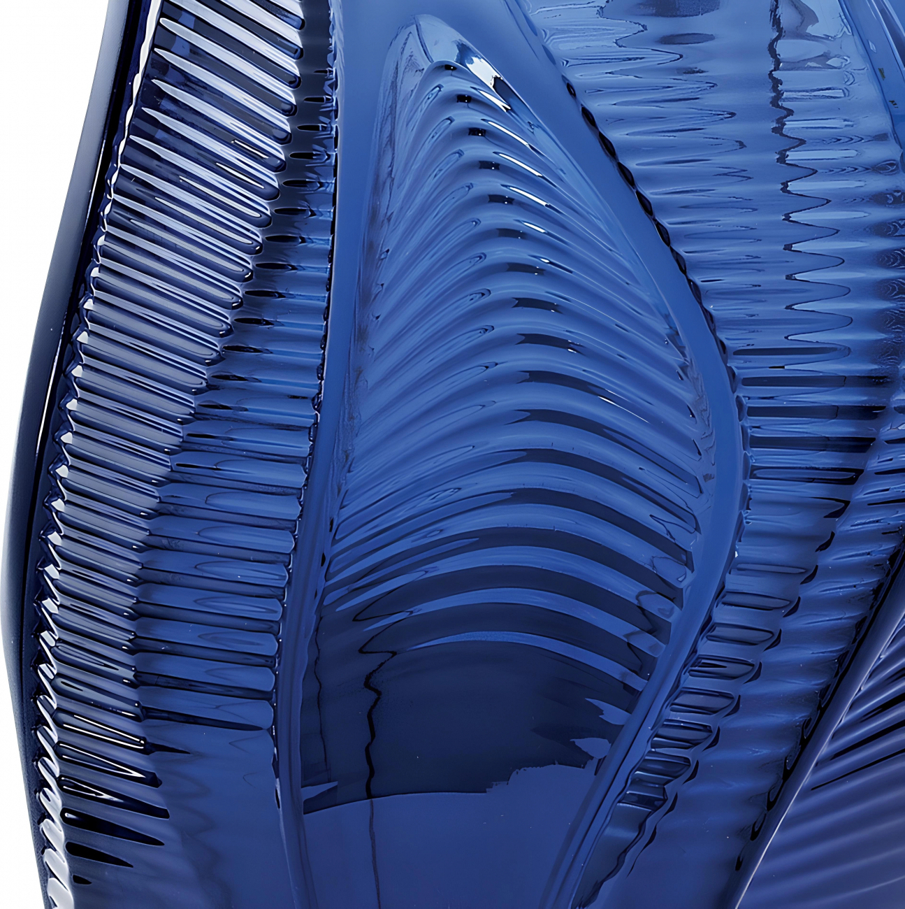 Ваза для цветов Manifesto 46 см синяя, хрусталь – 2