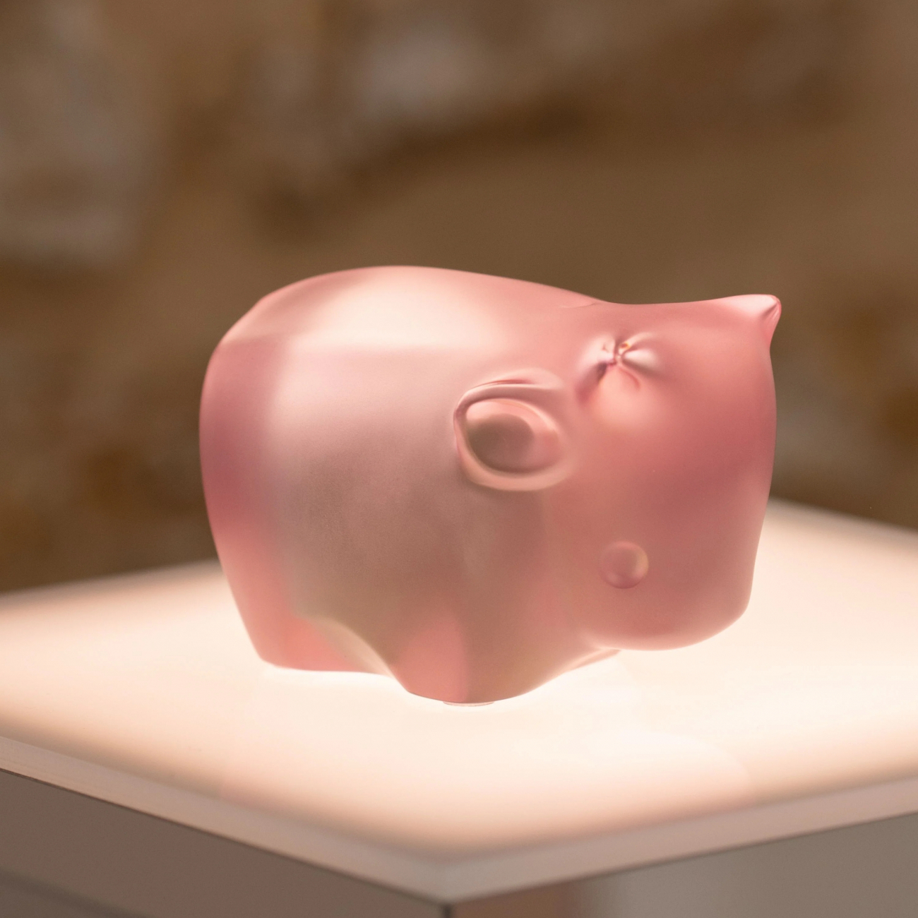 Статуэтка Niu Wang Wang розовая, хрусталь – 2