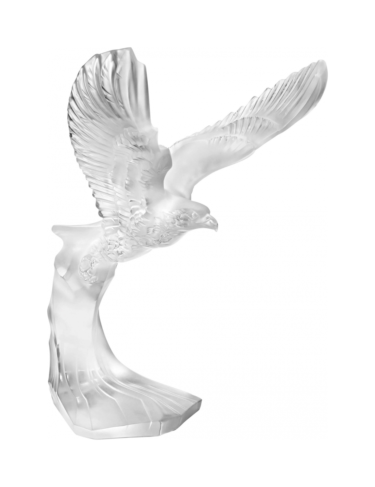 Статуэтка Eagle 42 см прозрачная, хрусталь