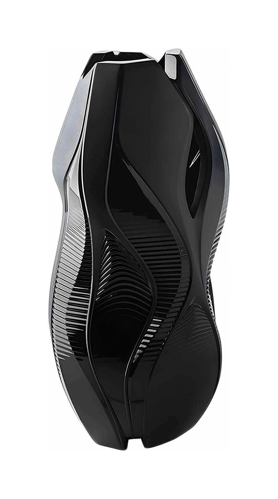 Ваза для цветов Manifesto 46 см чёрная, хрусталь