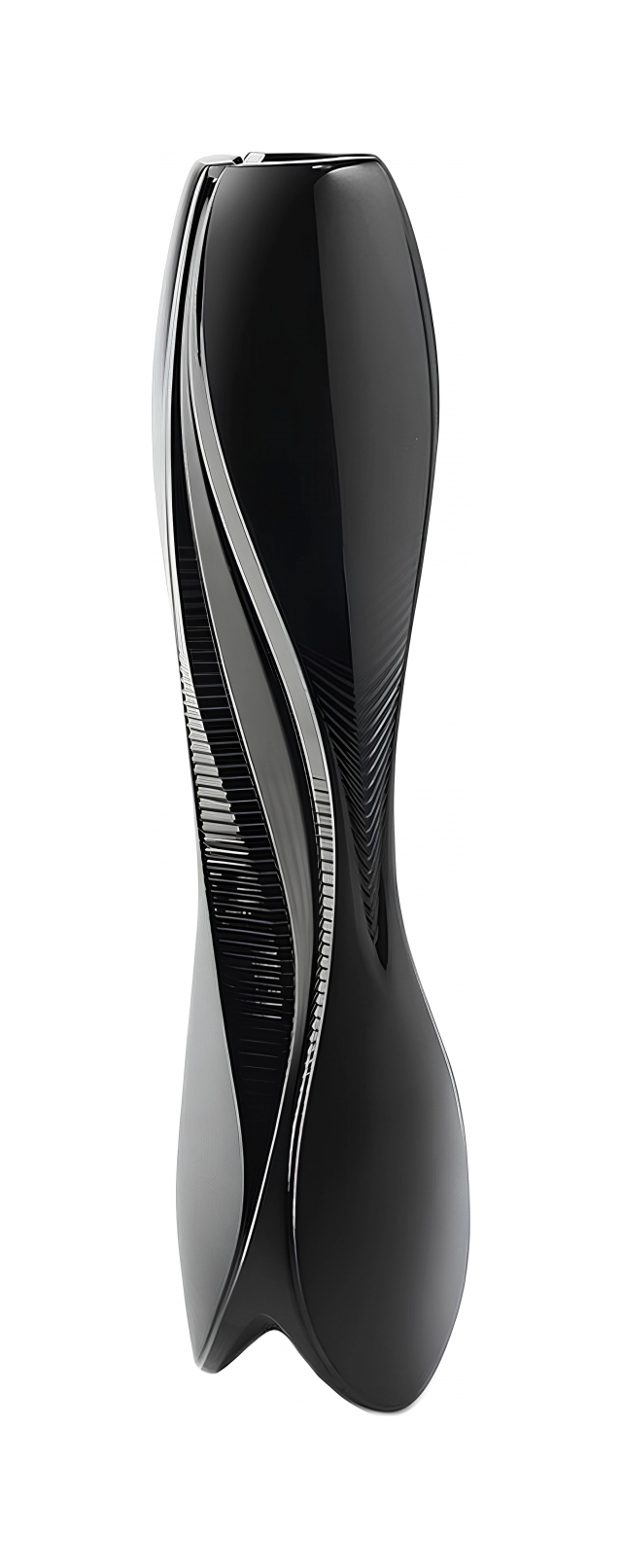 Ваза для цветов Visio 12.6 см чёрная, хрусталь