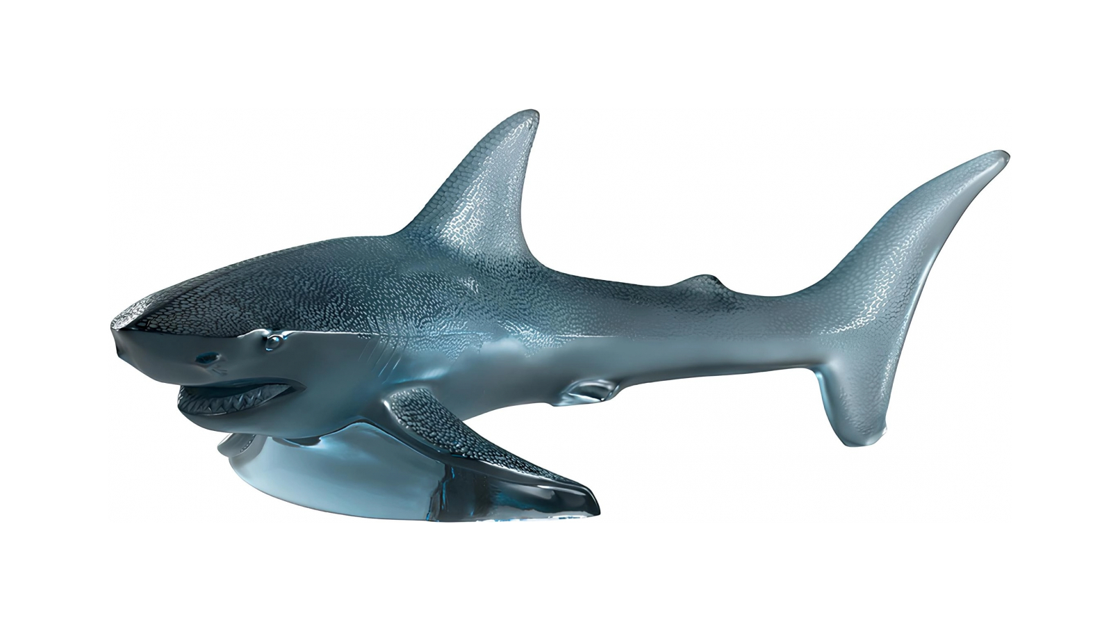 Статуэтка Shark тёмно-синяя, хрусталь