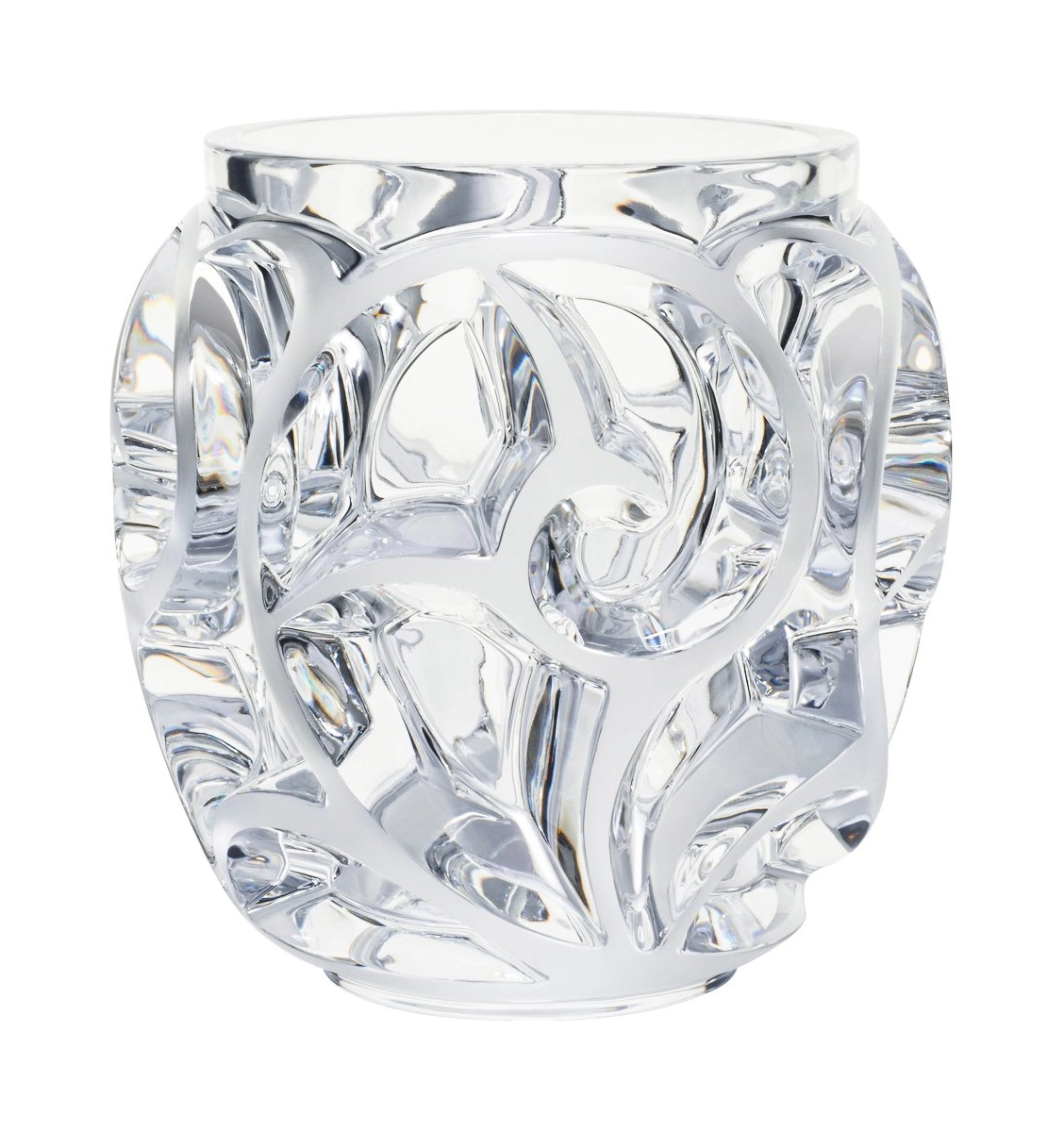 Ваза Tourbillons 27 см прозрачная, хрусталь