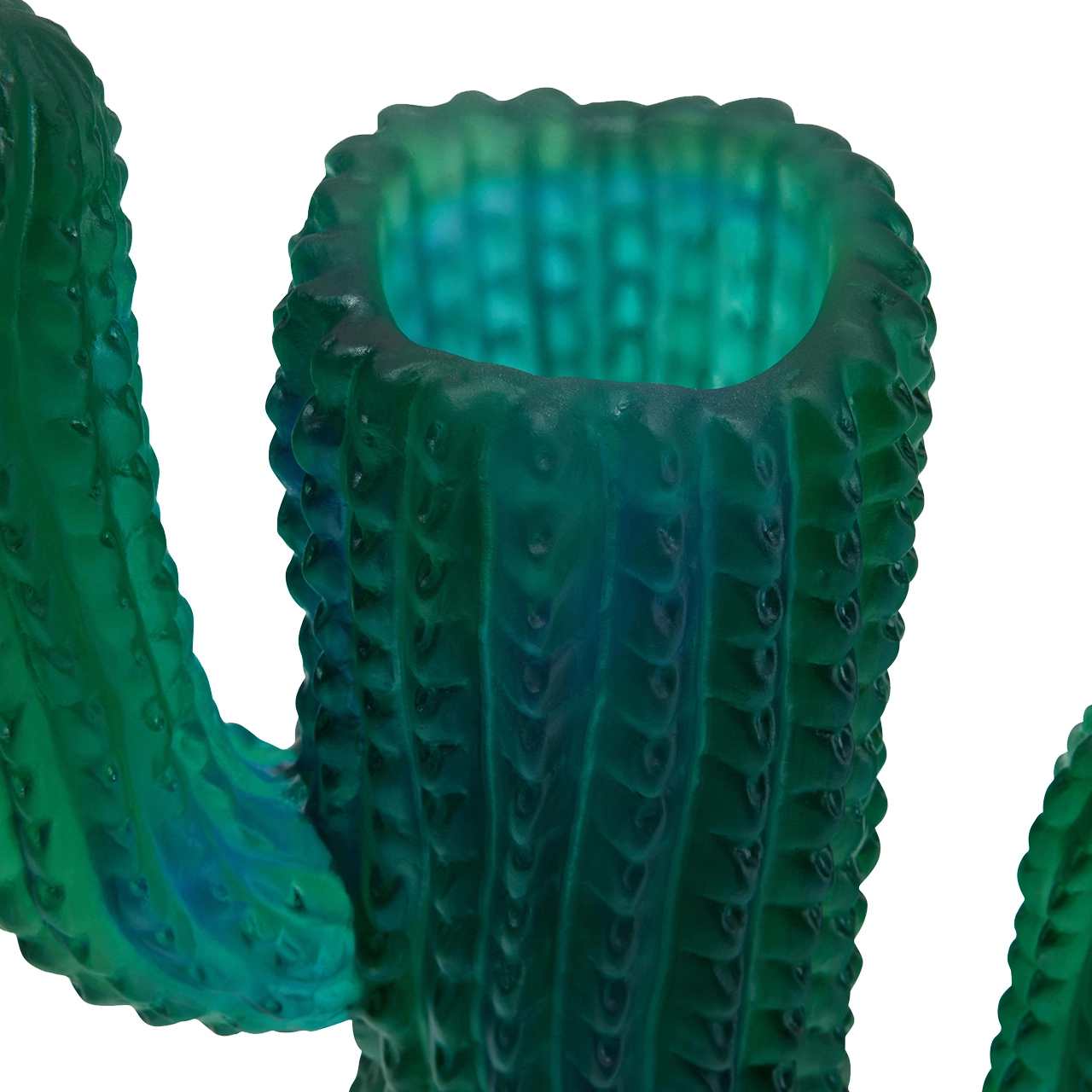 Ваза для цветов JARDIN DE CACTUS 46 см хрусталь зеленая Daum 05679
