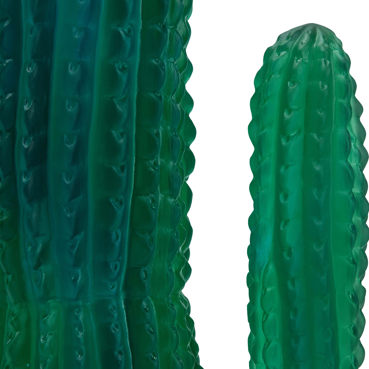 Ваза для цветов JARDIN DE CACTUS 46 см хрусталь зеленая Daum 05679