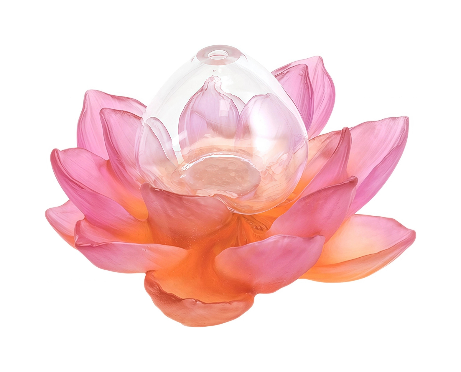 Ваза для цветов JARDIN DE LOTUS 9 см хрусталь розовая