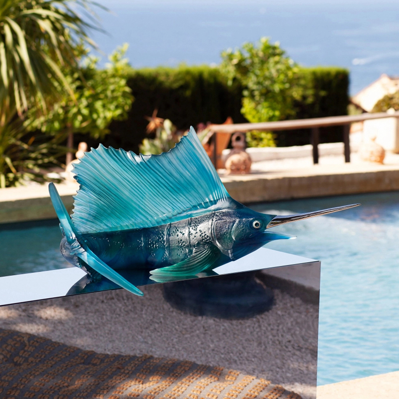 Скульптура MAYA EMPEROR SAILFISH 36 см хрусталь – 2
