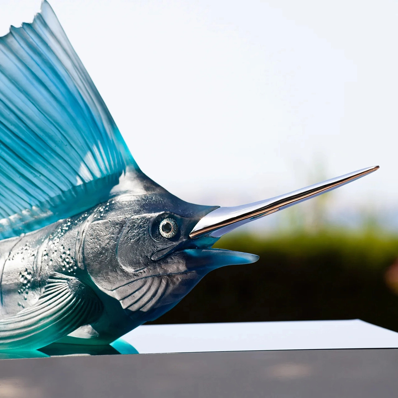 Скульптура MAYA EMPEROR SAILFISH 36 см хрусталь Daum 05825