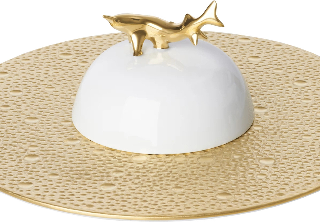 Икорница ECUME OR 18.5 см фарфор золото Bernardaud 0739/21898