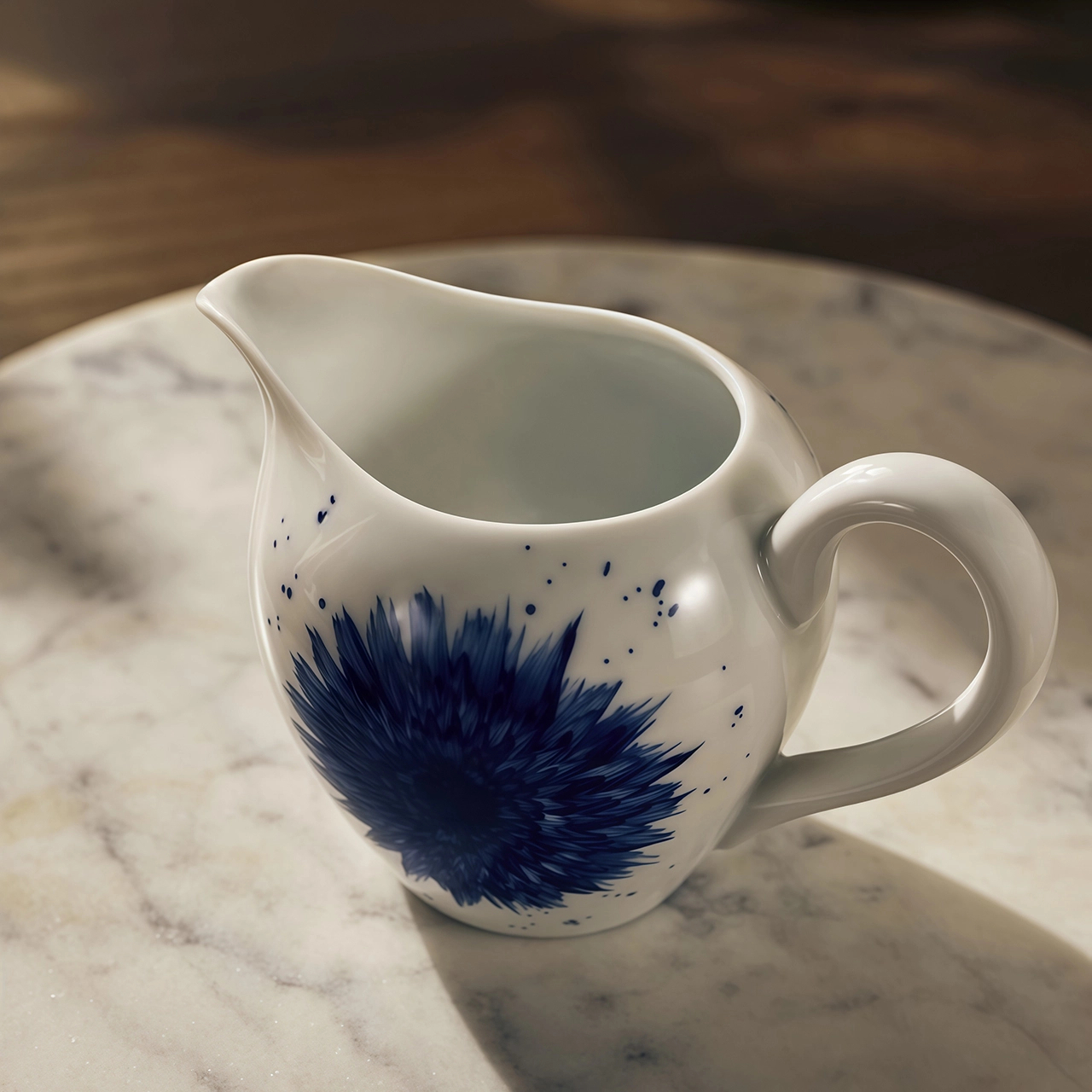 Молочник IN BLOOM 200 мл фарфор бело-синий Bernardaud 1768/3094