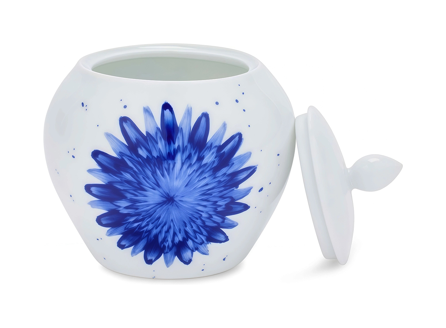 Сахарница IN BLOOM 300 мл фарфор бело-синяя Bernardaud 1768/3091