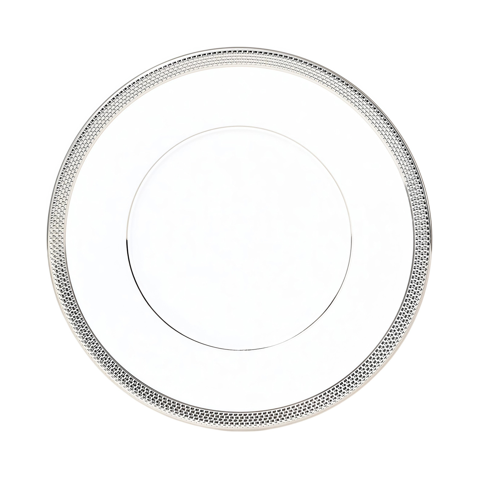 Тарелка для хлеба и масла Bernardaud MAILLE PLATINE 16 см фарфор платина