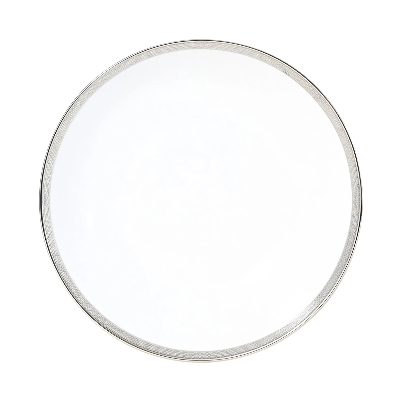 Тарелка суповая Bernardaud MAILLE PLATINE 19 см фарфор платина