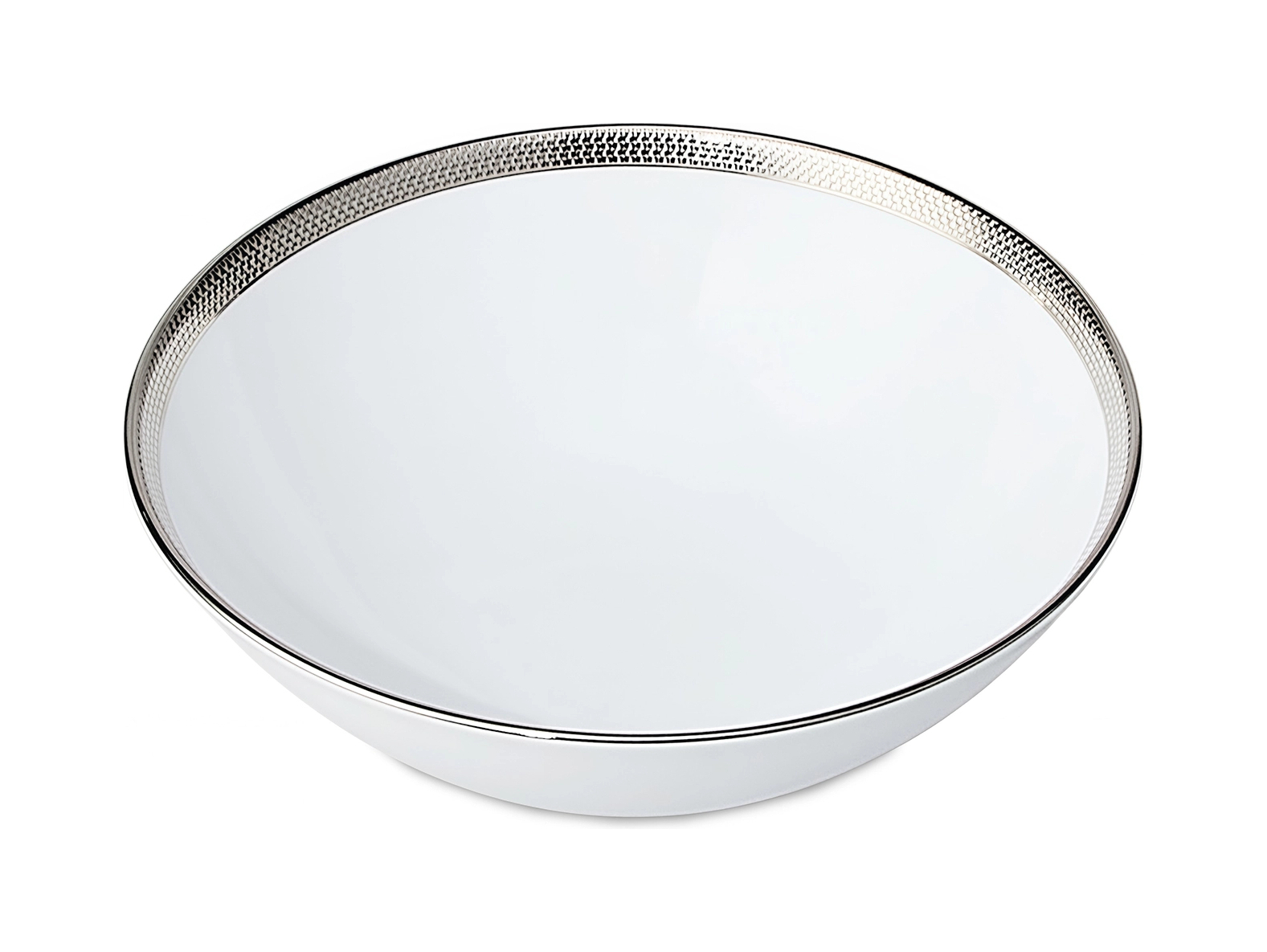 Тарелка для хлопьев MAILLE PLATINE 16.5 см фарфор платина Bernardaud 2620/24675