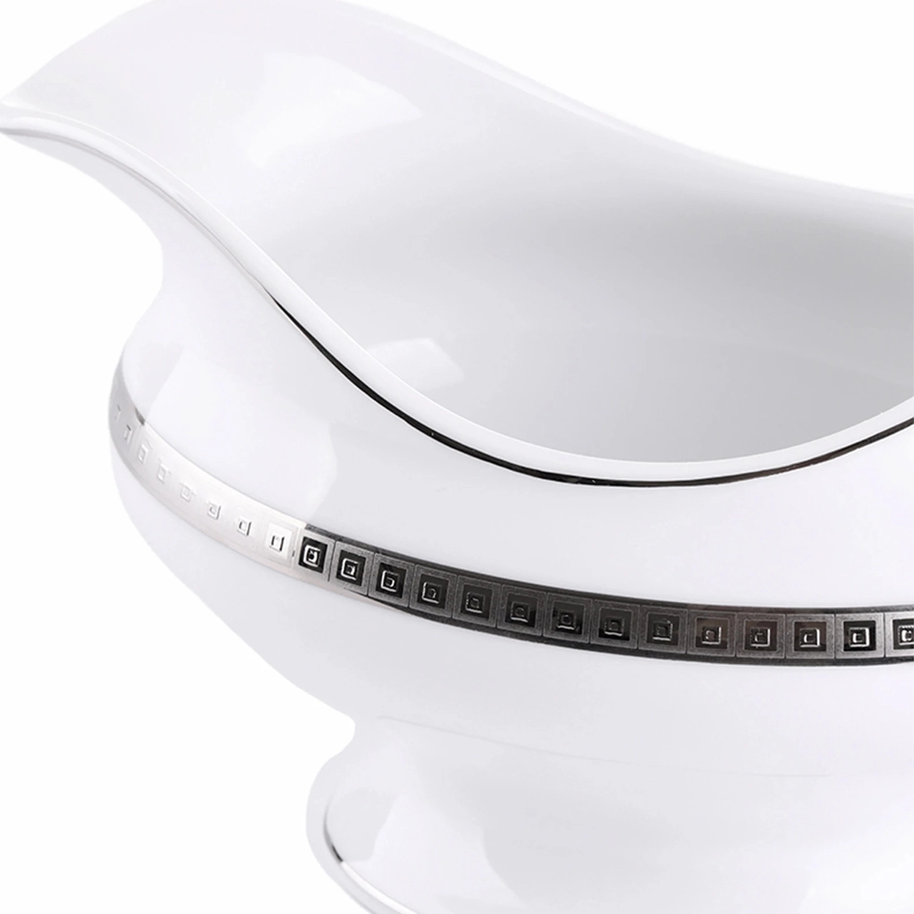 Соусник ATHENA PLATINE 250 мл фарфор платина Bernardaud 0448/133