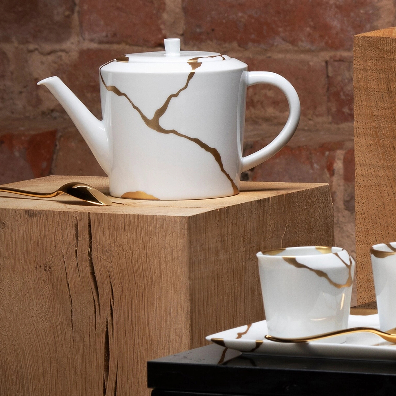 Молочник KINTSUGI 80 мл фарфор белый с золотом Bernardaud 1095/8179