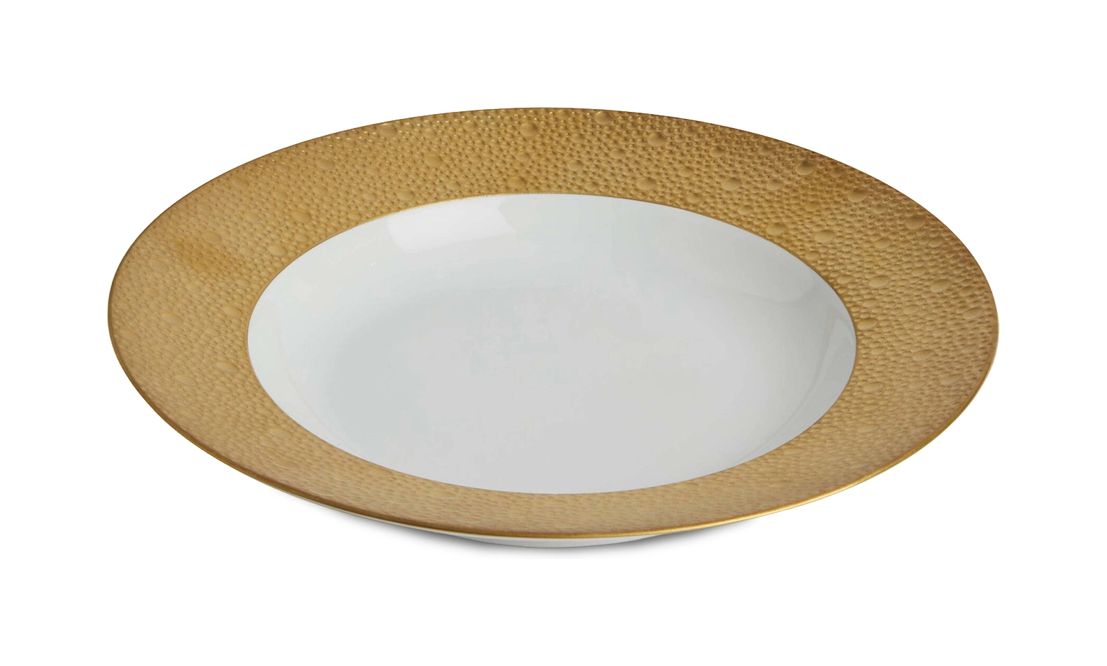 Тарелка суповая ECUME OR 23 см фарфор золото Bernardaud 0739/20449