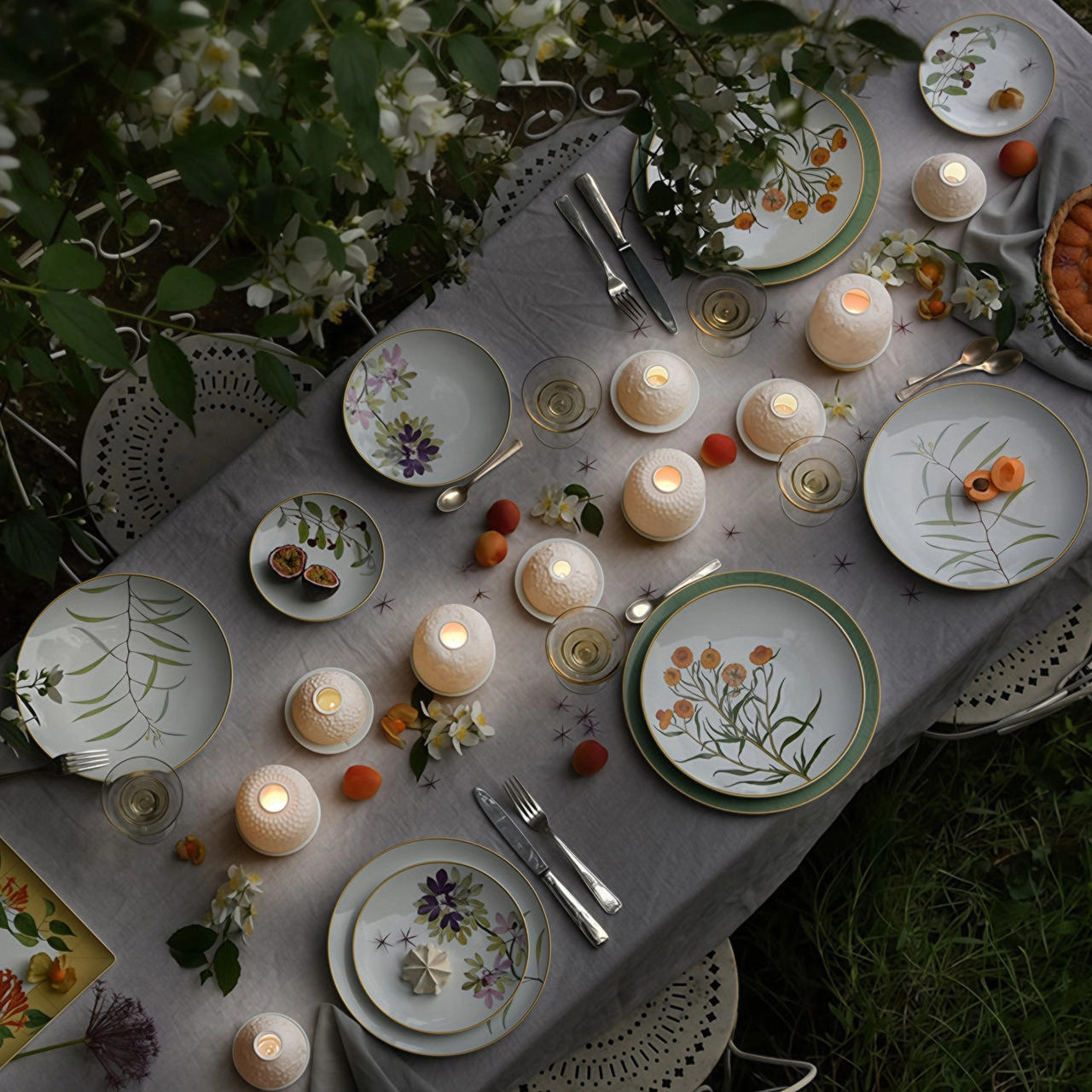Тарелка для хлеба и масла JARDIN INDIEN 16 см фарфор Bernardaud 0488/21263