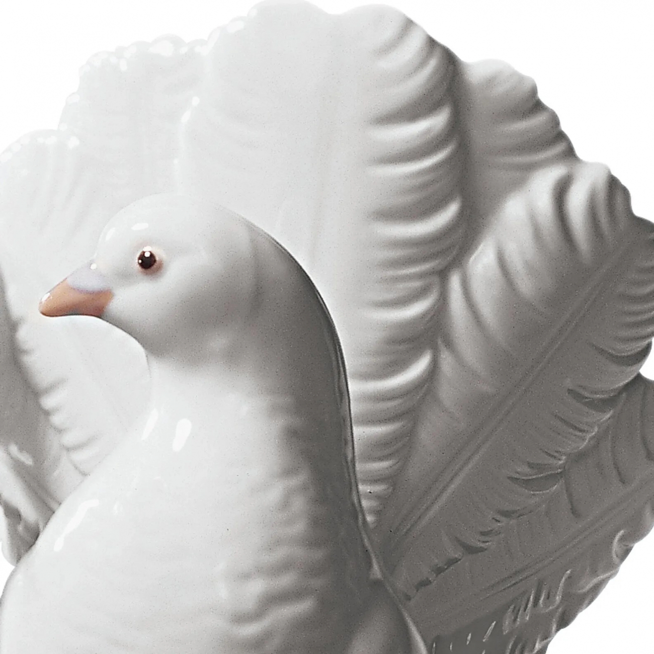 Статуэтка Два голубя 19х15 см белые, фарфор Lladro 01001169